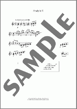 Study In F(Fernando Sor) 楽譜 メロディ ダウンロード