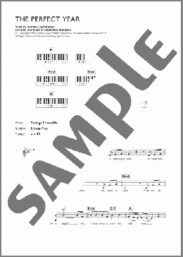 The Perfect Year (from Sunset Boulevard)(Dina Carroll) 楽譜 ピアノ（歌詞 & コード） ダウンロード