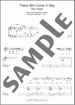There Will Come A Day (From 'Hope')(Charles Miller/Kevin Hammonds) 楽譜 ピアノ & ボーカル ダウンロード