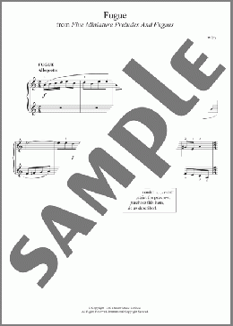 Five Miniature Preludes And Fugues(Alec Rowley) 楽譜 ピアノ（ソロ） ダウンロード