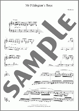 Mr. Pilkington's Toye(Lennox Berkeley) 楽譜 ピアノ（ソロ） ダウンロード