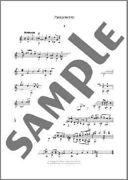 Passamezzo(Simone Molinari) 楽譜 メロディ ダウンロード