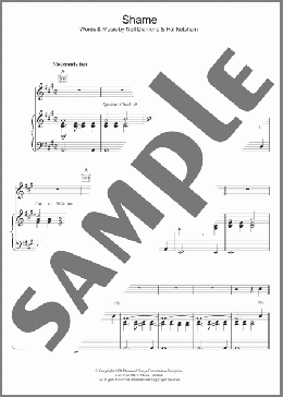 Shame(Neil Diamond) 楽譜 その他 ダウンロード