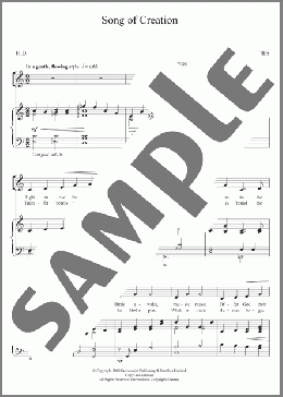 Song Of Creation(The Salvation Army) 楽譜 その他 ダウンロード