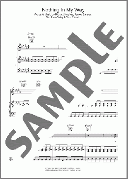 Nothing In My Way(Keane) 楽譜 その他 ダウンロード
