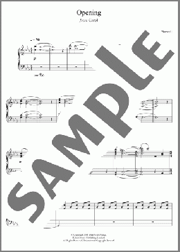 Opening (from 'Carol')(Carter Burwell) 楽譜 ピアノ（ソロ） ダウンロード