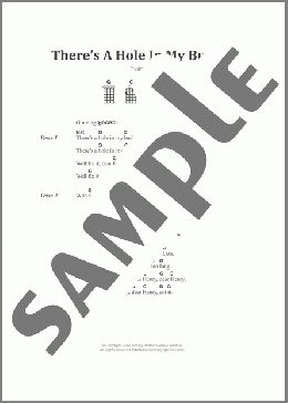 There's A Hole In My Bucket(Traditional) 楽譜 その他 ダウンロード