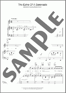 The Echo Of A Serenade(Edmundo Ros) 楽譜 その他 ダウンロード