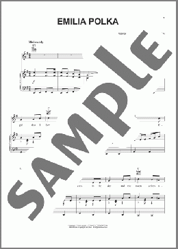Emilia Polka(Eduardo Barrejon/Oliver Ditson/Oliver Ditson & Eduardo Barrejon) 楽譜 ピアノ & ボーカル & ギター ダウンロード