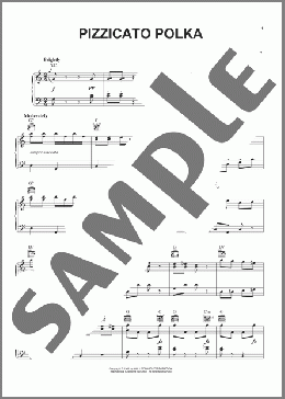 Pizzicato Polka(Johann Strauss, Jr.) 楽譜 ピアノ（ソロ） ダウンロード