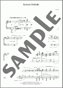 Solemn Melody(H. Walford Davies) 楽譜 ピアノ（ソロ） ダウンロード