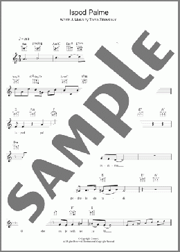 Ispod Palme(Toma Zdravkovic) 楽譜 その他 ダウンロード