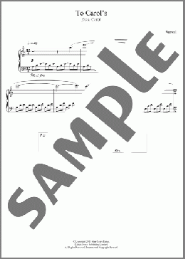 To Carol's (from 'Carol')(Carter Burwell) 楽譜 ピアノ（ソロ） ダウンロード