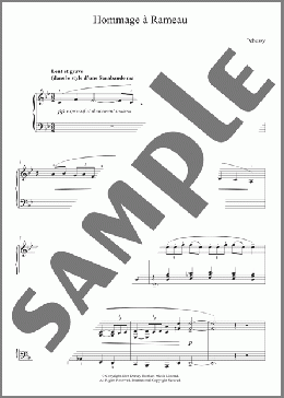 Hommage a Rameau(Claude Debussy) 楽譜 ピアノ（ソロ） ダウンロード
