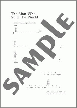 The Man Who Sold The World(Nirvana) 楽譜 ウクレレ（コード譜） ダウンロード