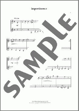 Impertinence(George Frideric Handel) 楽譜 メロディ ダウンロード