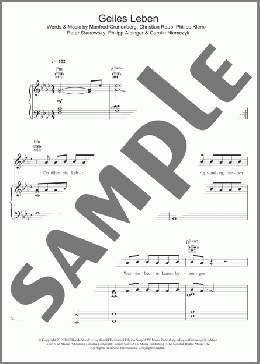 Geiles Leben(Glasperlenspiel) 楽譜 その他 ダウンロード