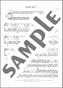 Etude No. 8(Philip Glass) 楽譜 ピアノ（ソロ） ダウンロード