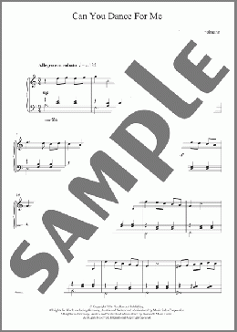 Can You Dance For Me(Hauschka) 楽譜 ピアノ（ソロ） ダウンロード