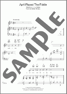 April Played The Fiddle(Bing Crosby) 楽譜 その他 ダウンロード