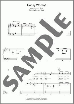 Popsy Wopsy(Morris Dixon) 楽譜 その他 ダウンロード