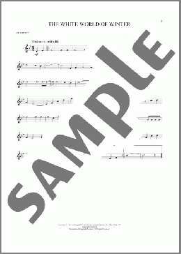 The White World Of Winter(Hoagy Carmichael) 楽譜 クラリネット ダウンロード