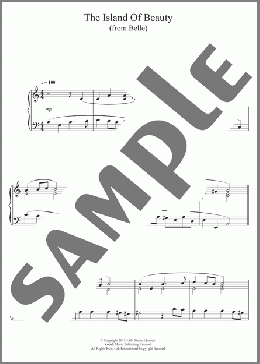 The Island Of Beauty (From 'Belle')(Rachel Portman) 楽譜 ピアノ（ソロ） ダウンロード
