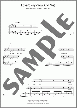Love Story (You And Me)(Jack Jones) 楽譜 その他 ダウンロード