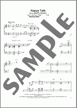 Happy Talk(Richard Rodgers/Oscar Hammerstein II/Rodgers & Hammerstein) 楽譜 ピアノ（ソロ） ダウンロード