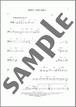 Body And Soul(Tony Bennett & Amy Winehouse) 楽譜 チェロ ダウンロード