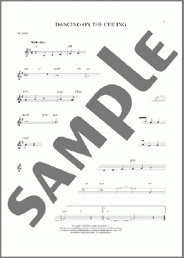 Dancing On The Ceiling(Rodgers & Hart) 楽譜 トランペット（ソロ） ダウンロード