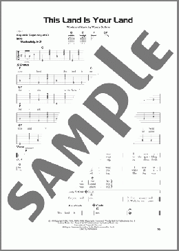 This Land Is Your Land(Woody Guthrie/Peter, Paul & Mary/Woody & Arlo Guthrie) 楽譜 ギターリード ダウンロード