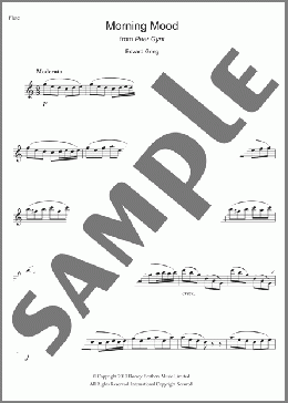 Morning (from Peer Gynt Suite No.1)(Edvard Grieg) 楽譜 フルート ダウンロード