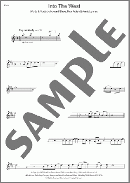 Into The West (from The Lord Of The Rings: The Return Of The King)(Annie Lennox) 楽譜 フルート ダウンロード
