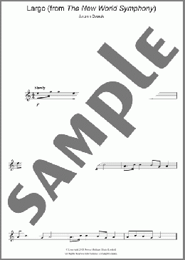 Largo (from The New World)(Antonin Dvorak) 楽譜 フルート ダウンロード