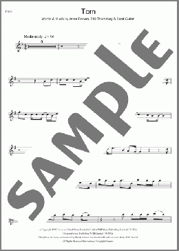 Torn(Natalie Imbruglia) 楽譜 フルート ダウンロード