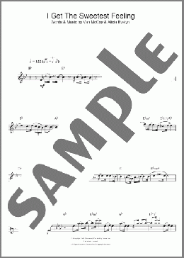 I Get The Sweetest Feeling(Jackie Wilson) 楽譜 フルート ダウンロード