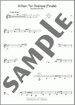 William Tell Overture (Finale)(Gioachino Rossini) 楽譜 クラリネット ダウンロード