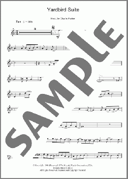 Yardbird Suite(Charlie Parker) 楽譜 フルート ダウンロード