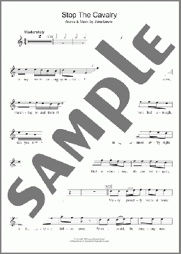 Stop The Cavalry(Jona Lewie) 楽譜 フルート ダウンロード