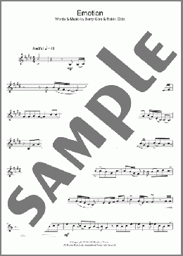 Emotion(Destiny's Child) 楽譜 クラリネット ダウンロード