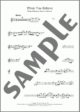 When You Believe (from The Prince Of Egypt)(Stephen Schwartz) 楽譜 フルート ダウンロード