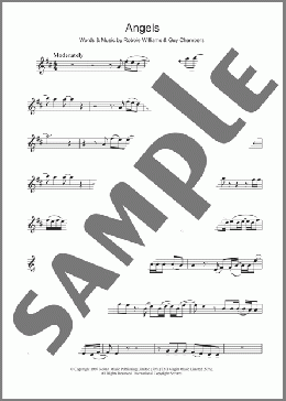 Angels(Robbie Williams) 楽譜 クラリネット ダウンロード