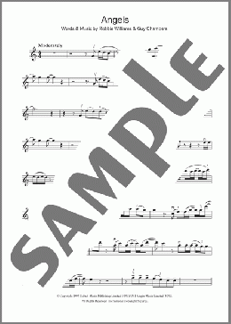 Angels(Robbie Williams) 楽譜 バイオリン ダウンロード