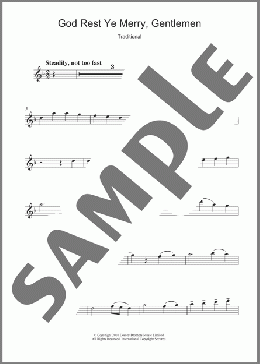 God Rest Ye Merry, Gentlemen(Traditional/Traditional Carol) 楽譜 フルート ダウンロード