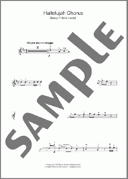 Hallelujah Chorus (from The Messiah)(George Frideric Handel) 楽譜 バイオリン ダウンロード