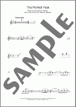 The Perfect Year (from Sunset Boulevard)(Andrew Lloyd Webber) 楽譜 フルート ダウンロード