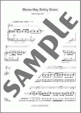 Sheep May Safely Graze(Johann Sebastian Bach) 楽譜 クラリネット ダウンロード