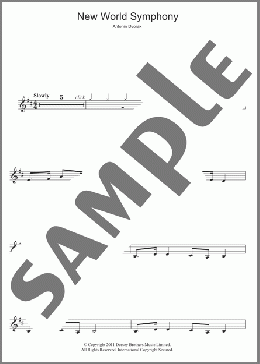 Largo (from The New World)(Antonin Dvorak) 楽譜 クラリネット ダウンロード