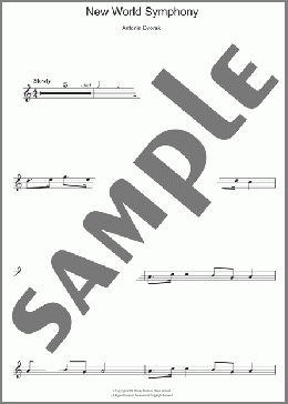 Largo (from The New World)(Antonin Dvorak) 楽譜 フルート ダウンロード